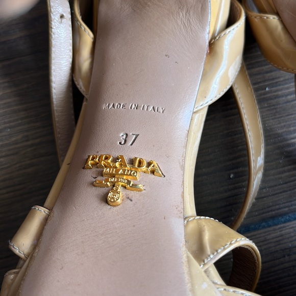 Prada Patent Leather platform Strappy Heels Sandals - Picture 9 of 9